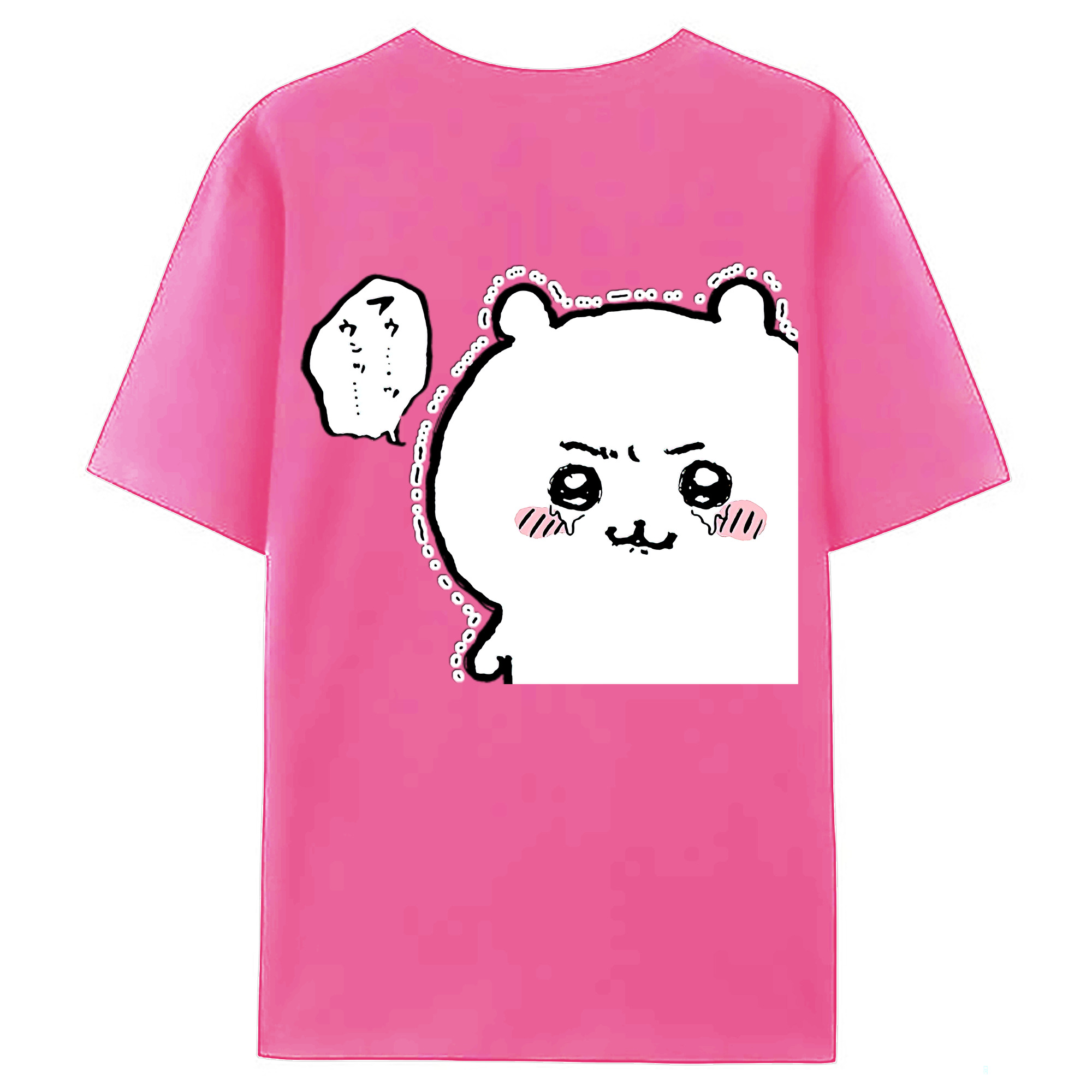 （画像用） ちいかわ ちいかわ Chii-kawa chiikawa レディース半袖Tシャツ(バックプリント)